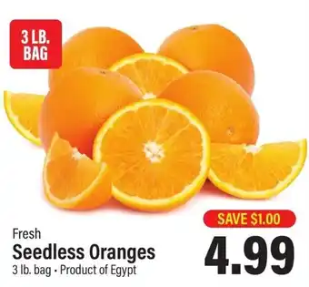 Commisso's Fresh Foods Fresh Seedless Oranges offer