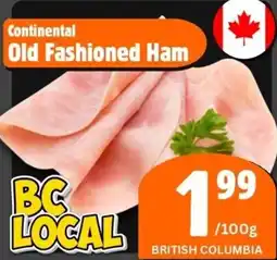 The Old Farm Market Continental Old Fashioned Ham offer
