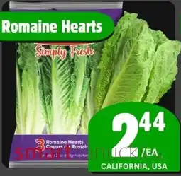 The Old Farm Market Romaine Hearts offer