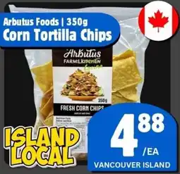 The Old Farm Market Arbutus Foods Corn Tortilla Chips offer