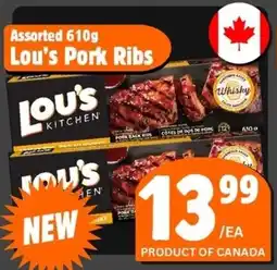 The Old Farm Market Lou's Pork Ribs offer