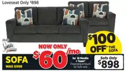 Surplus Furniture Erinslane Dusk Sofa offer