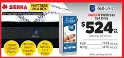 Surplus Furniture Sierra Queen Mattress Set offer