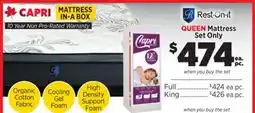 Surplus Furniture Capri Queen Mattress Set offer