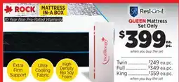 Surplus Furniture Rock Queen Mattress Set offer