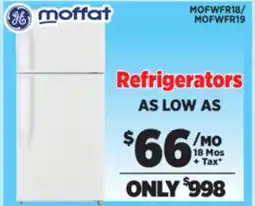 Surplus Furniture Refrigerators As Low As offer