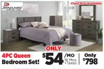 Surplus Furniture Alabaster Oak 4-Piece Queen Bedroom Set offer