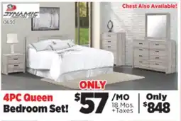 Surplus Furniture Aurora Oak 4-Piece Queen Bedroom Set offer