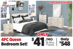 Surplus Furniture Aurora Oak 4-Piece Queen Bedroom Set offer