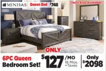 Surplus Furniture Montana 6-Piece Queen Bedroom Set offer