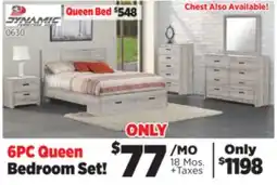 Surplus Furniture Aurora Oak 4-Piece Queen Bedroom Set offer