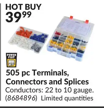 Princess Auto 505 pc Terminals, Connectors and Splices offer