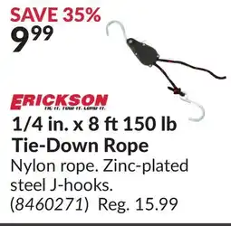 Princess Auto 1/4 in. x 8 ft 150 lb Tie-Down Rope offer