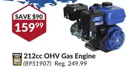 Princess Auto 212cc OHV Gas Engine offer