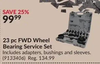 Princess Auto 23 pc FWD Wheel Bearing Service Set offer