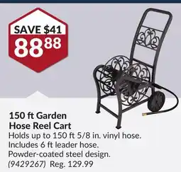 Princess Auto 150 ft Garden Hose Reel Cart offer
