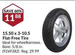 Princess Auto 15.50 x 3-10.5 Flat-Free Tire offer