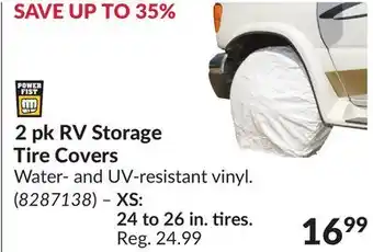 Princess Auto 2 pk RV Storage Tire offer