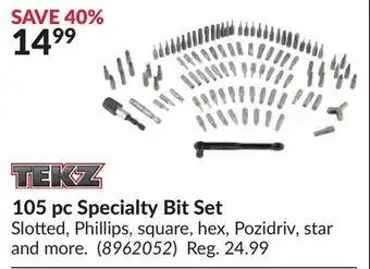 Princess Auto 105 pc Specialty Bit Set offer