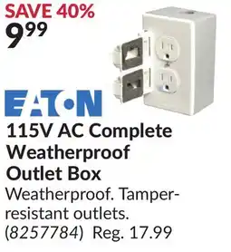 Princess Auto 115V AC Complete Weatherproof Outlet Box offer