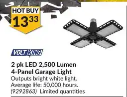 Princess Auto 2 pk LED 2,500 Lumen 4-Panel Garage Light offer