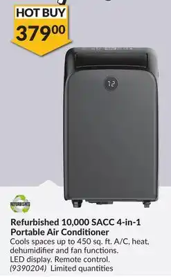 Princess Auto 10, 000 SACC 4-in-1 Portable Air Conditioner offer
