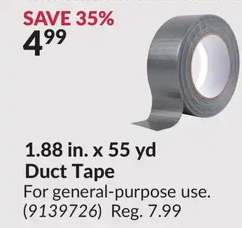 Princess Auto 1.88 in. x 55 yd Duct Tape offer