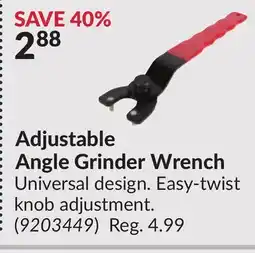 Princess Auto Adjustable Angle Grinder Wrench offer