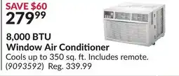 Princess Auto 8, 000 BTU Window Air Conditioner offer