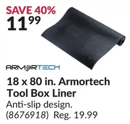 Princess Auto 18 x 80 in. Armortech Tool Box Liner offer