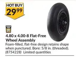 Princess Auto 4.80 x 4.00-8 Flat-Free Wheel Assembly offer
