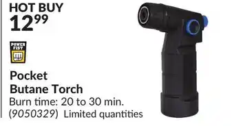 Princess Auto Pocket Butane Torch offer