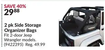 Princess Auto 2 pk Side Storage Organizer Bags offer