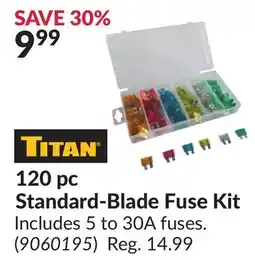 Princess Auto 120 pc Standard-Blade Fuse Kit offer