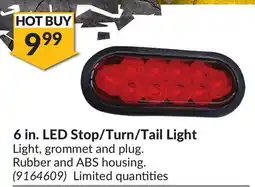 Princess Auto 6 in. LED Stop/Turn/Tail Light offer