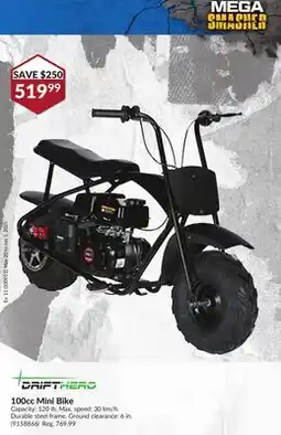 Princess Auto Drift Hero 100cc Mini Bike offer