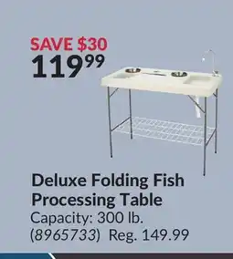 Princess Auto Deluxe Folding Fish Processing Table offer