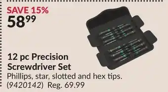 Princess Auto 12 pc Precision Screwdriver Set offer