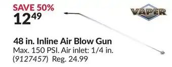 Princess Auto 48 in. Inline Air Blow Gun offer