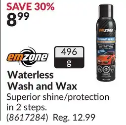 Princess Auto Waterless Wash and Wax offer