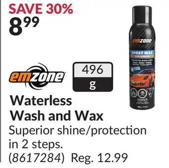 Princess Auto Waterless Wash and Wax offer