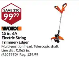 Princess Auto 15 in. 6A Electric String Trimmer/Edger offer