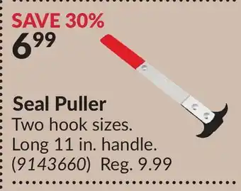 Princess Auto Seal Puller offer