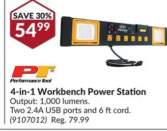 Princess Auto 4-in-1 Workbench Power offer
