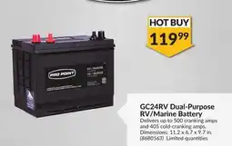 Princess Auto GC24RV Dual-Purpose RV/Marine Battery offer