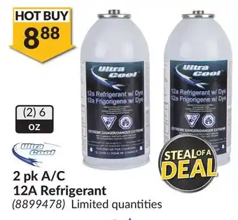 Princess Auto 2 pk A/C 12A Refrigerant offer