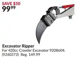 Princess Auto Excavator Ripper offer
