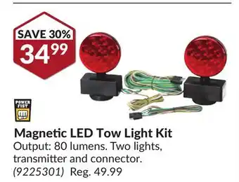 Princess Auto Magnetic LED Tow Light Kit offer