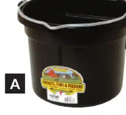 Princess Auto 8 qt. Flat-Back Plastic Buckets Black offer