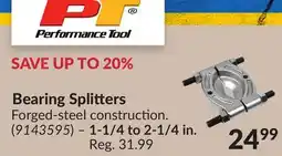 Princess Auto Bearing Splitters offer